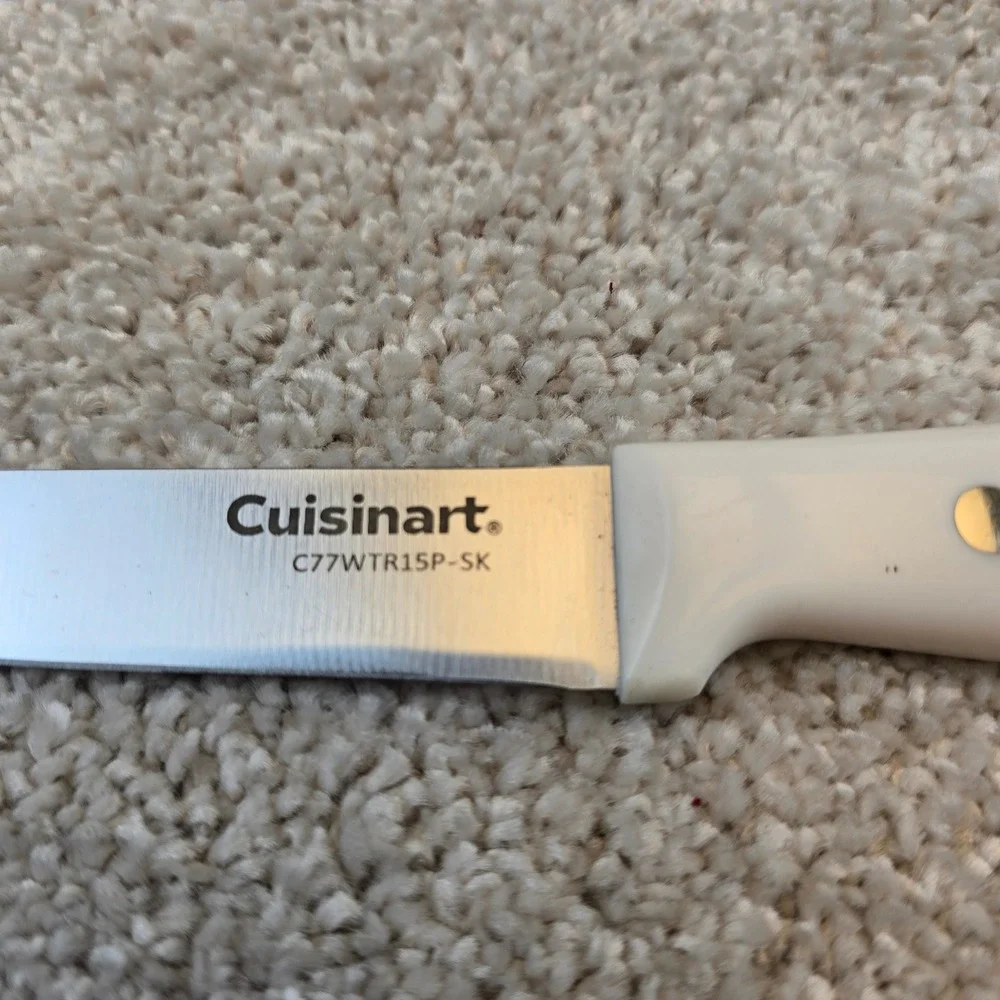 Cuisinart Steak Knife White Triple Riveted C77WTR15P-SK 17550MS